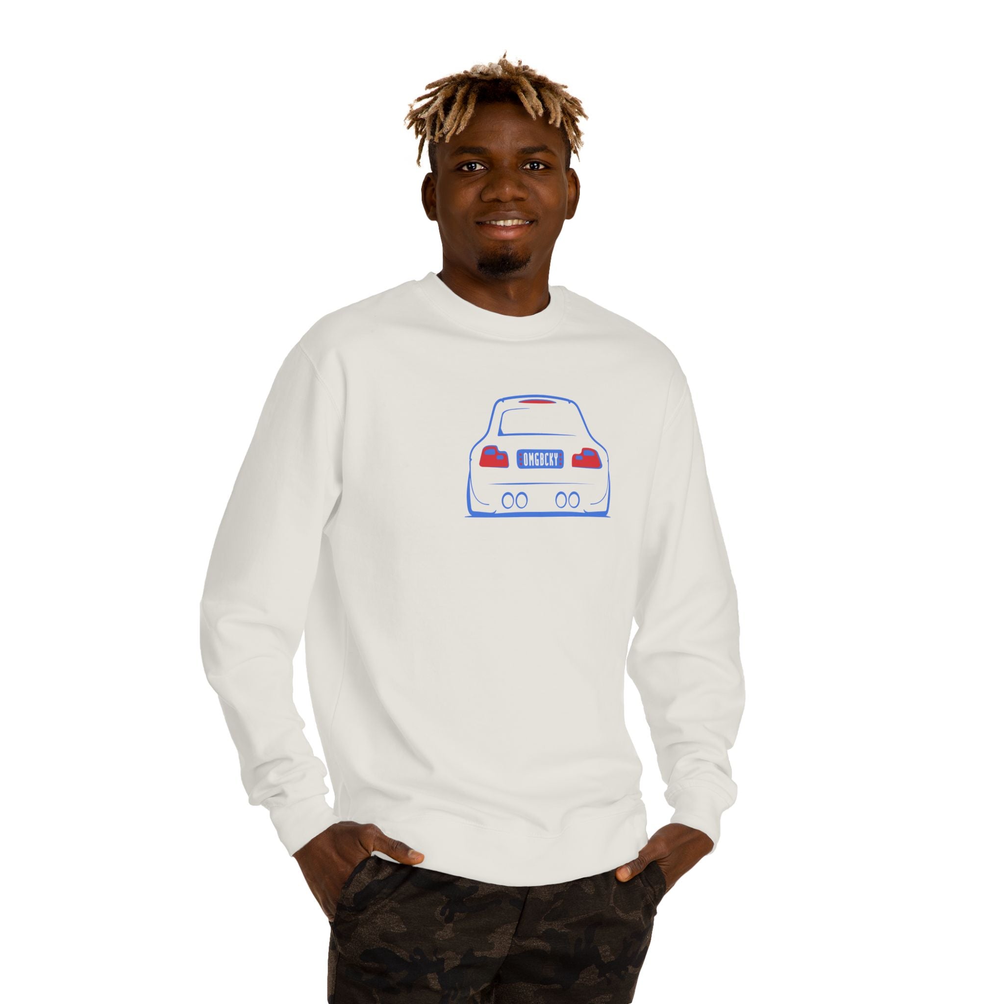 OMGBCKY Coupe Sweatshirt - Unisex Independent Trading Company Crew Neck Fleece Sweatshirt