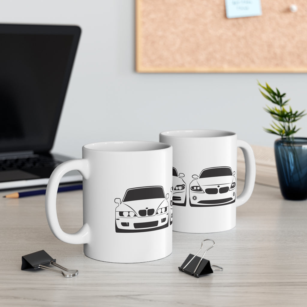 Roadsters 11oz Mug - Perfect Gift for Automotive Enthusiasts, Coffee Lover's Companion, Car-Themed Drinkware, Unique Birthday Present