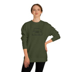 OMGBCKY Black Coupe Silhouette Sweatshirt - Unisex Independent Trading Company Crew Neck Fleece Sweatshirt