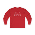 OMGBCKY White Coupe Silhouette Long Sleeve Tee - Unisex Gildan Classic Ultra Cotton Long Sleeve T-Shirt