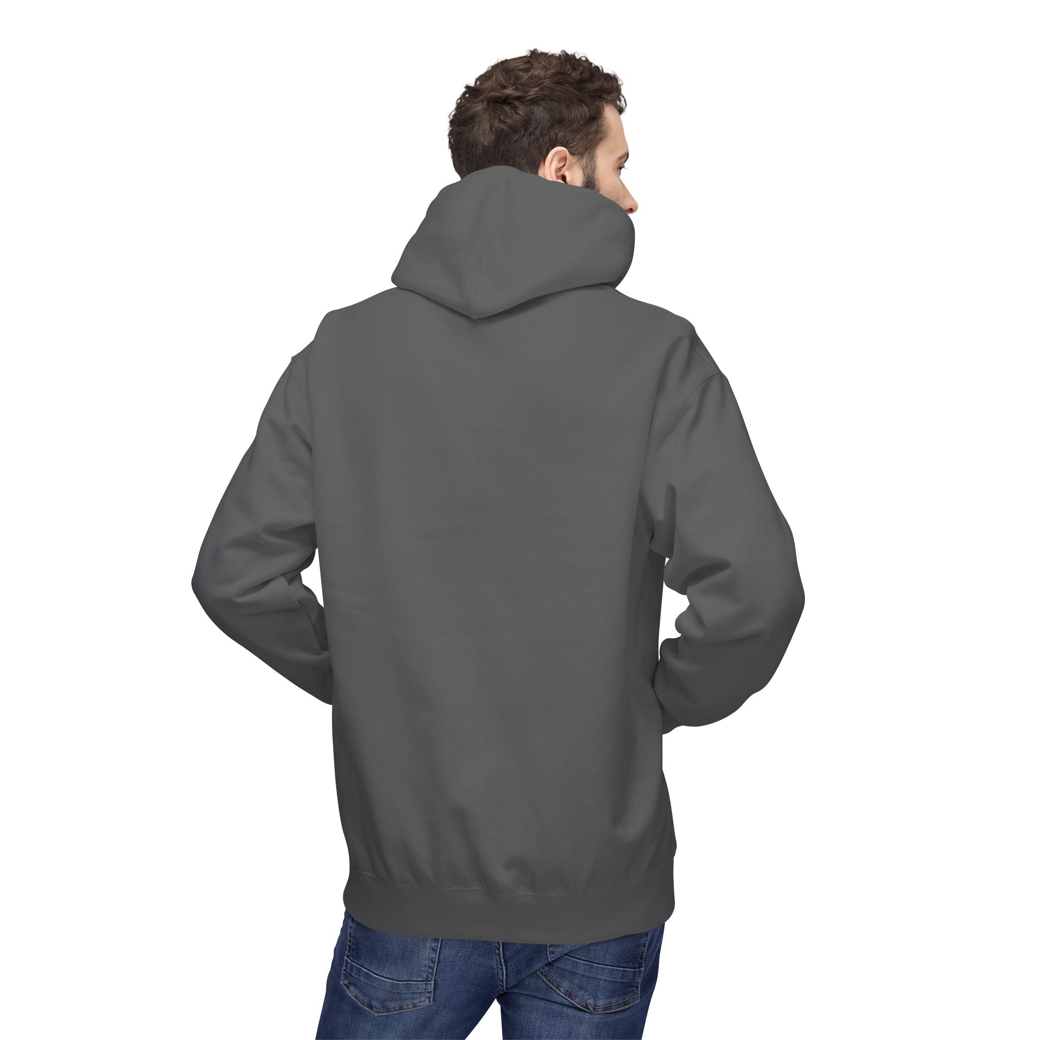 OMGBCKY White Coupe Silhouette Hoodie - Unisex Gildan Classic Softstyle Fleece Drawstring Hoodie