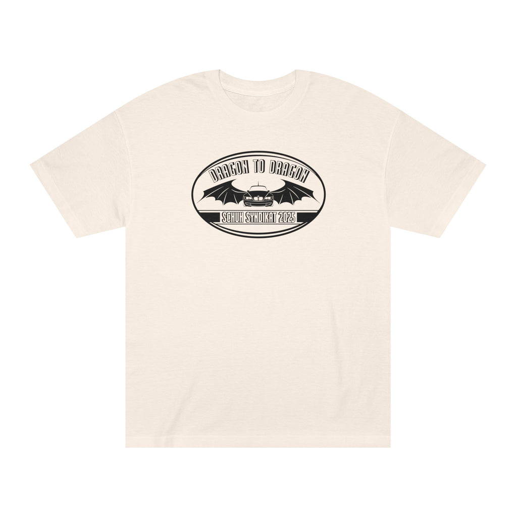 Schuh Syndikat Dragon to Dragon 2025 Light Color Tee - Unisex American Apparel Classic T-Shirt