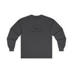 OMGBEKY Black Coupe Silhouette Long Sleeve Tee - Unisex Gildan Classic Ultra Cotton Long Sleeve T-Shirt