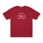 OMGBCKY White Coupe Silhouette Tee - Unisex American Apparel Classic T-Shirt