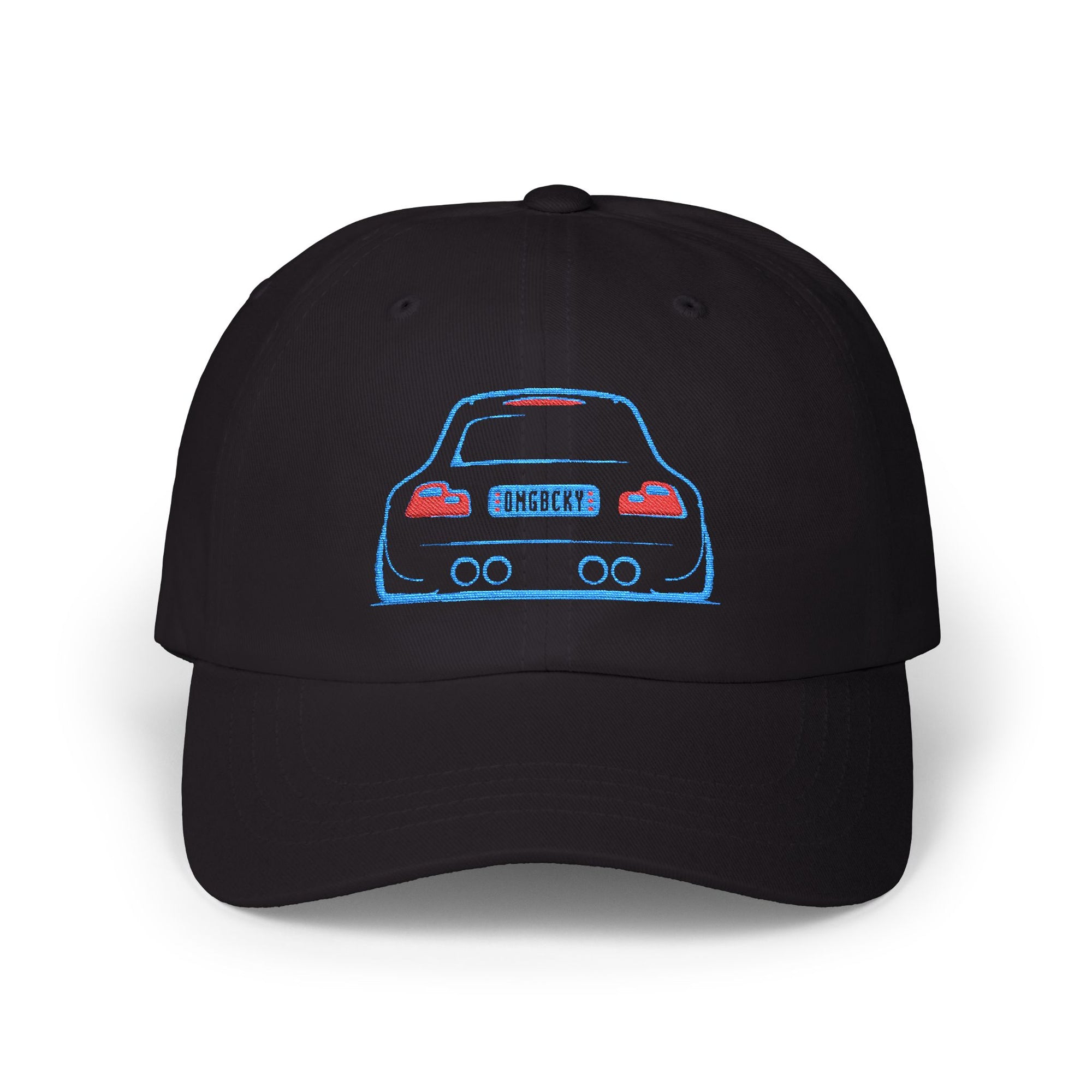 OMGBEKY Coupe Classic Cap - Baseball Hat with Embroidered Car Design