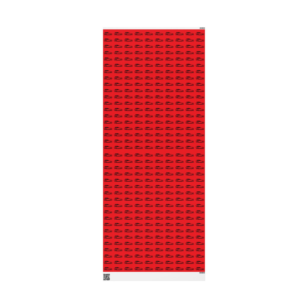 M Coupe Wrapping Paper | Red | Three Sizes | Glossy or Matte