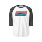 A Blue 911 - Baseball Raglan Shirt