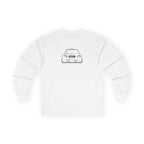OMGBEKY Black Coupe Silhouette Long Sleeve Tee - Unisex Gildan Classic Ultra Cotton Long Sleeve T-Shirt