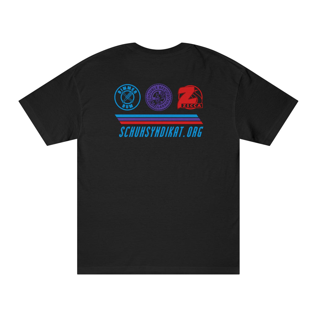 2026 Schuh Syndikat T-Shirt - Silver M Coupe - Unisex American Apparel Classic T-Shirt