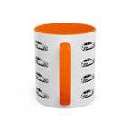 M Coupe Coffee Mug, Unique Gift for Friends, Custom Drinkware, Celebration Keepsake, Party Favor