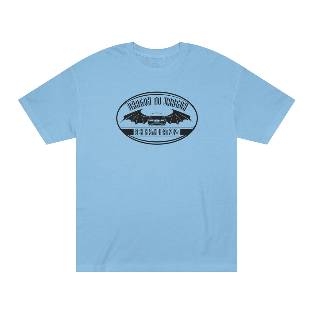 Schuh Syndikat Dragon to Dragon 2025 Light Color Tee - Unisex American Apparel Classic T-Shirt