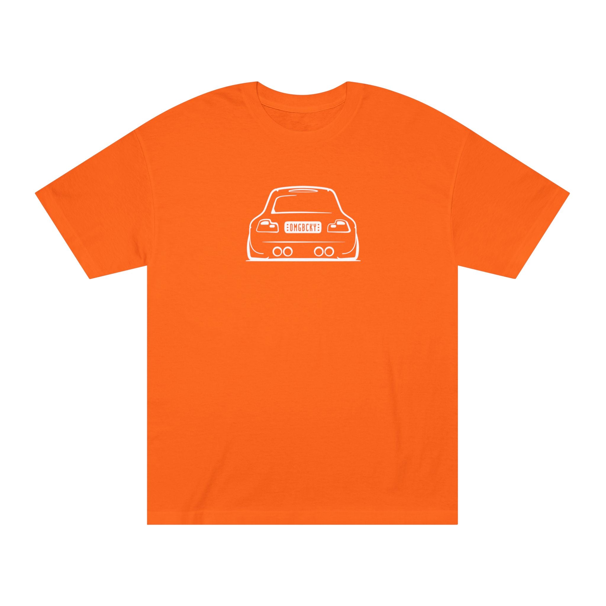 OMGBCKY White Coupe Silhouette Tee - Unisex American Apparel Classic T-Shirt