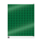 M Coupe Wrapping Paper | Green | Three Sizes | Glossy or Matte