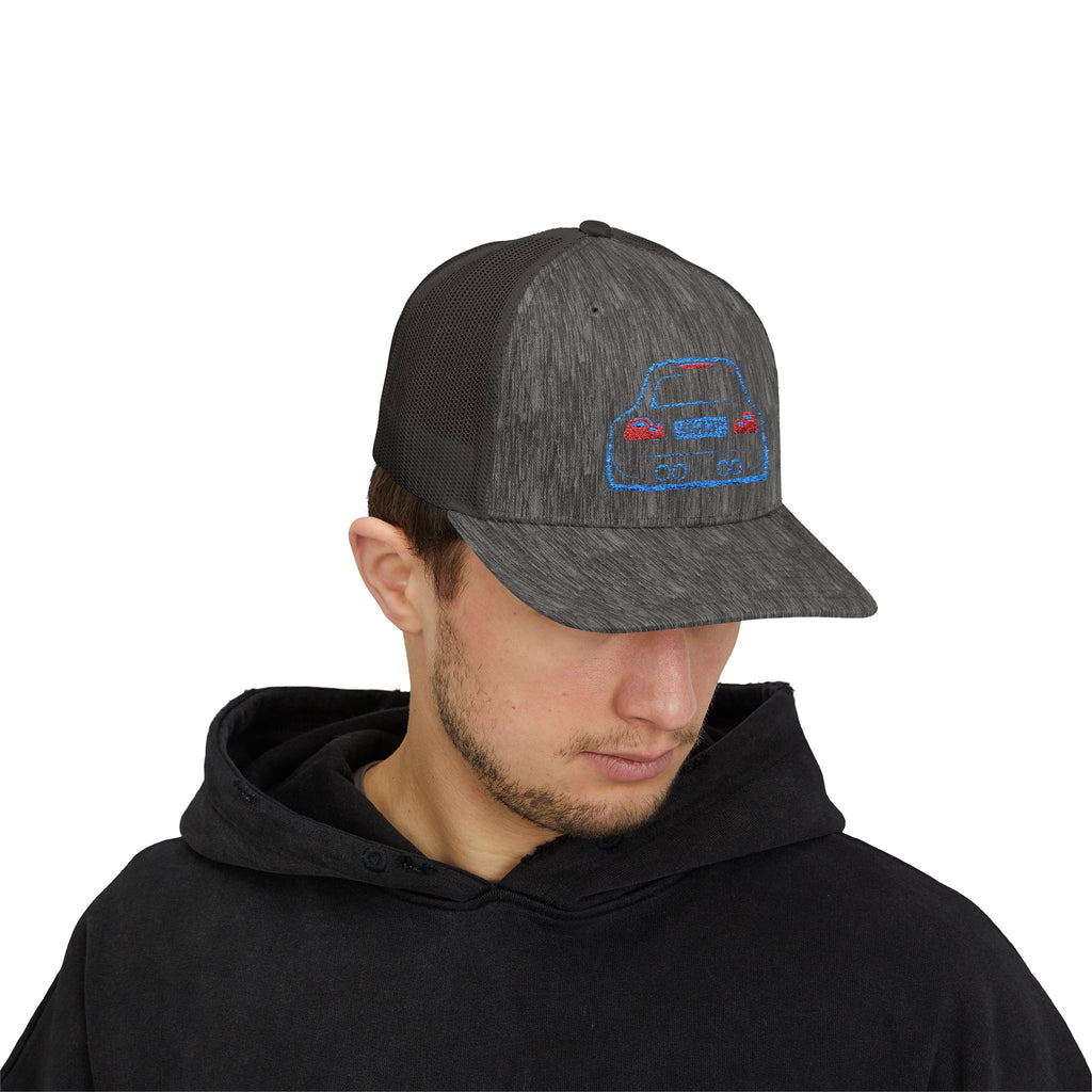 OMGBCKY Coupe Snapback Trucker Cap - Trucker Hat with Embroidered Car Design