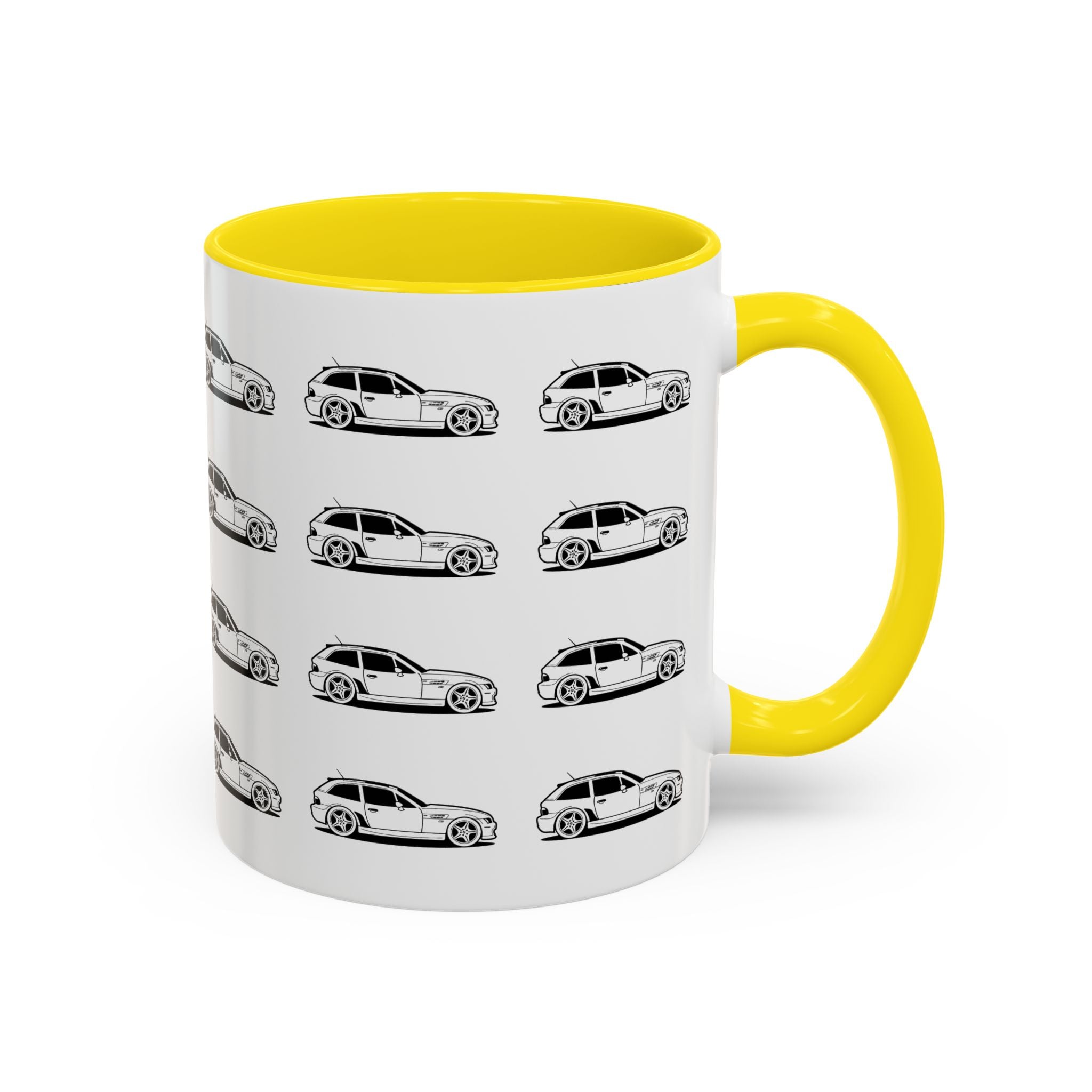 M Coupe Coffee Mug, Unique Gift for Friends, Custom Drinkware, Celebration Keepsake, Party Favor