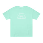 OMGBCKY White Coupe Silhouette Tee - Unisex American Apparel Classic T-Shirt