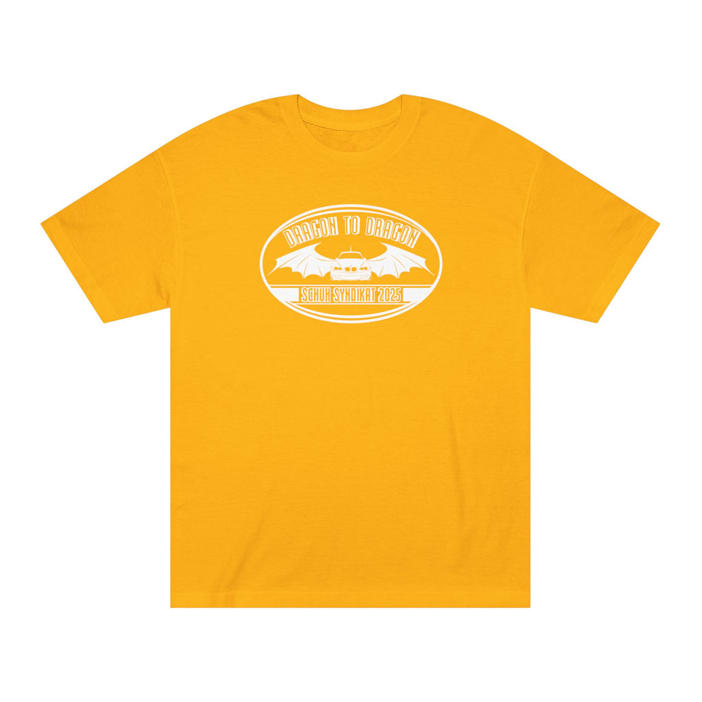 Schuh Syndikat Dragon to Dragon 2025 Tee - Unisex American Apparel Classic T-Shirt