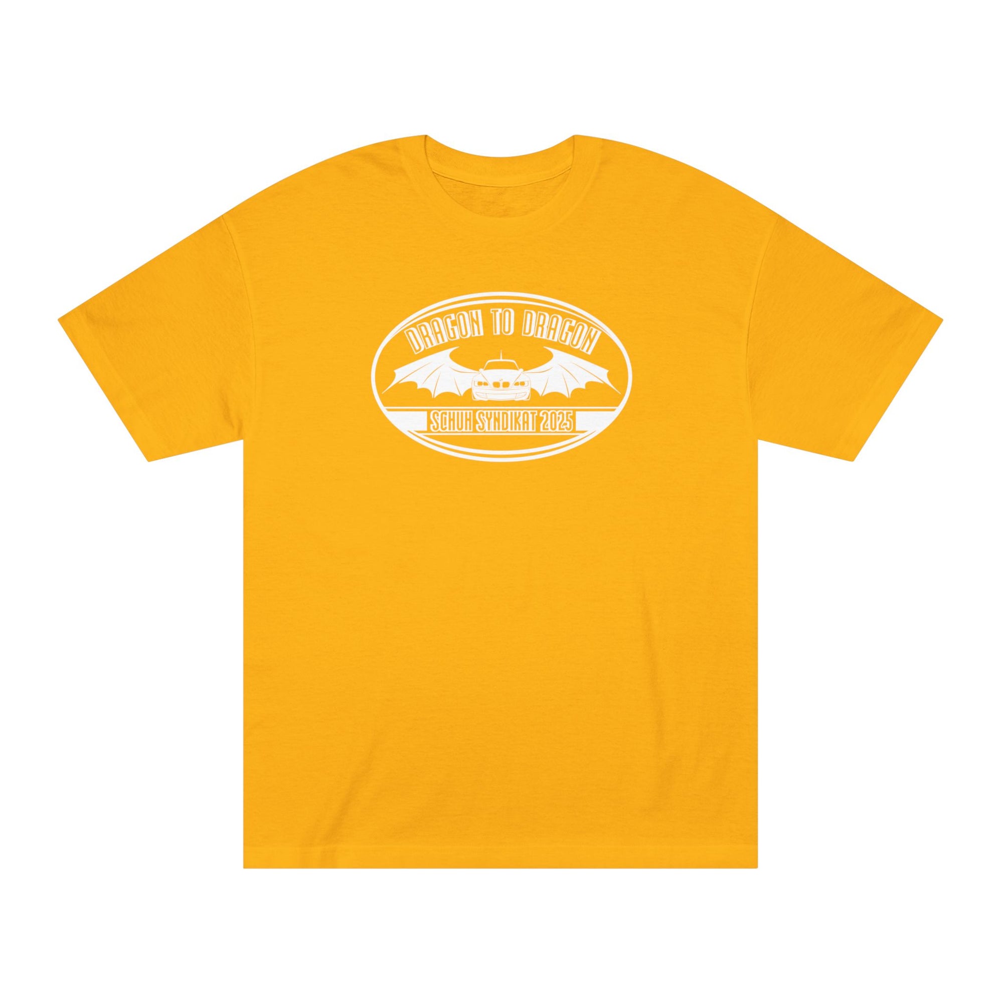Schuh Syndikat Dragon to Dragon 2025 Tee - Unisex American Apparel Classic T-Shirt