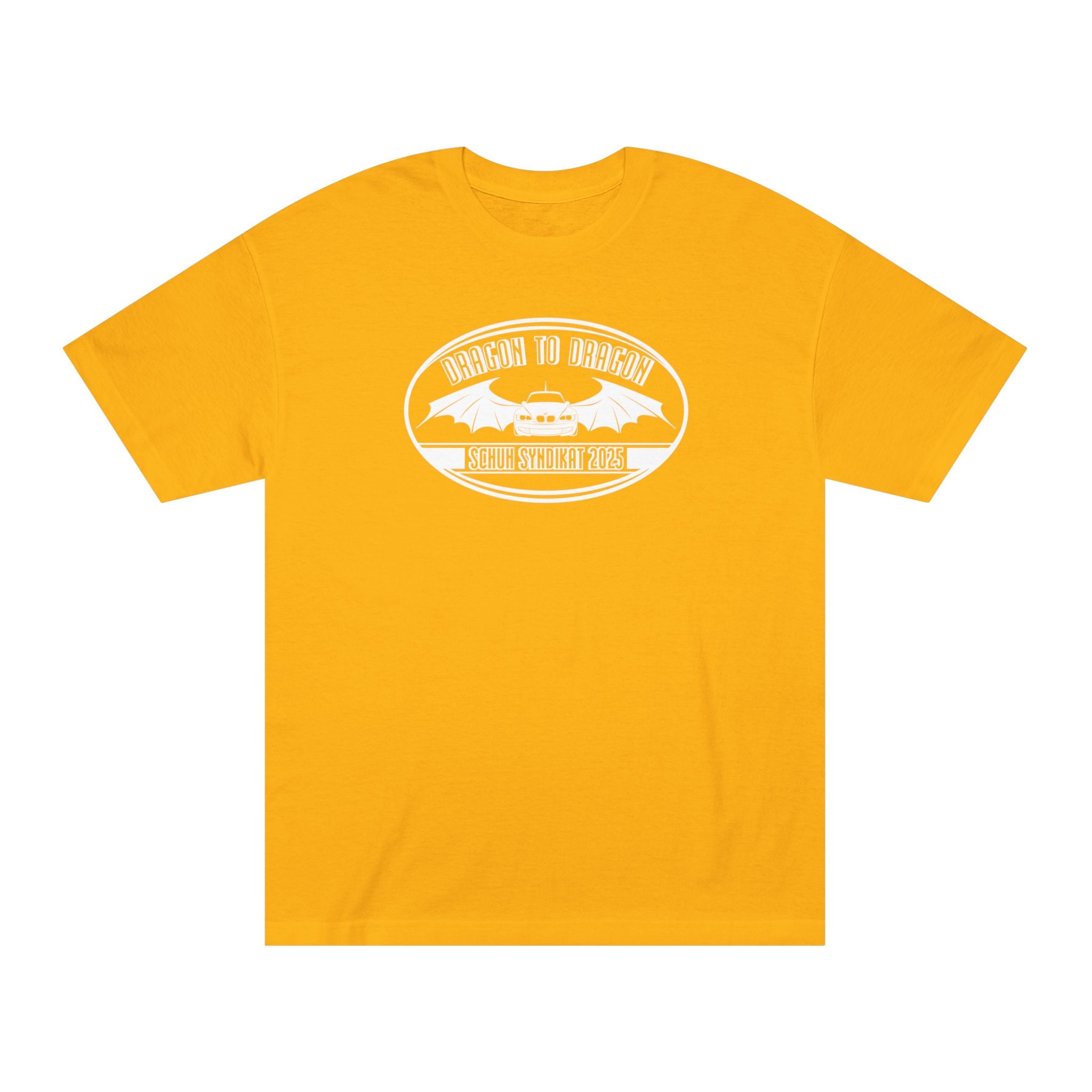 Schuh Syndikat Dragon to Dragon 2025 Tee - Unisex American Apparel Classic T-Shirt