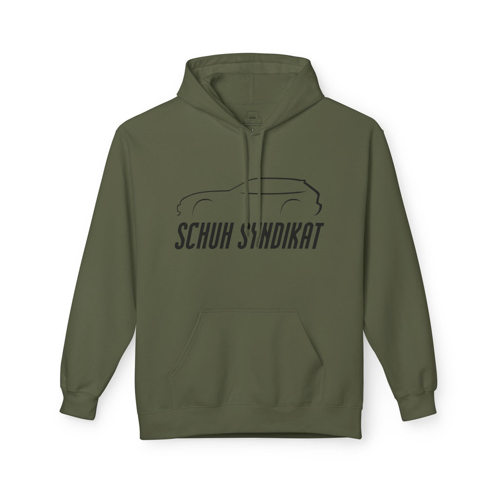 Schuh Syndikat Silhouette Hoodie - Unisex Gildan Classic Softstyle Fleece Drawstring Hoodie