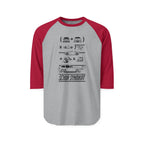 Schuh Syndikat - Clownshoe Math - Baseball Raglan Shirt