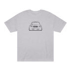 OMGBEKY Black Coupe Silhouette Tee - Unisex American Apparel Classic T-Shirt