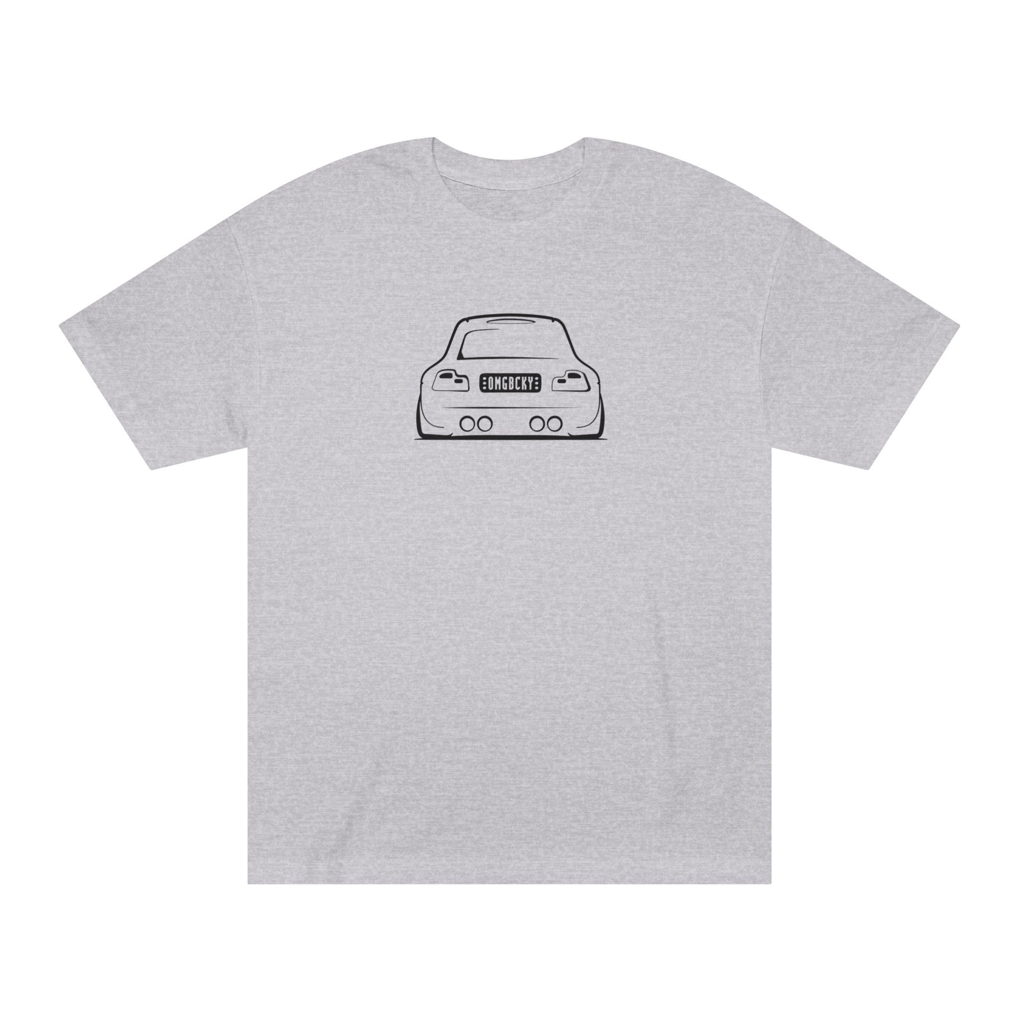 OMGBEKY Black Coupe Silhouette Tee - Unisex American Apparel Classic T-Shirt