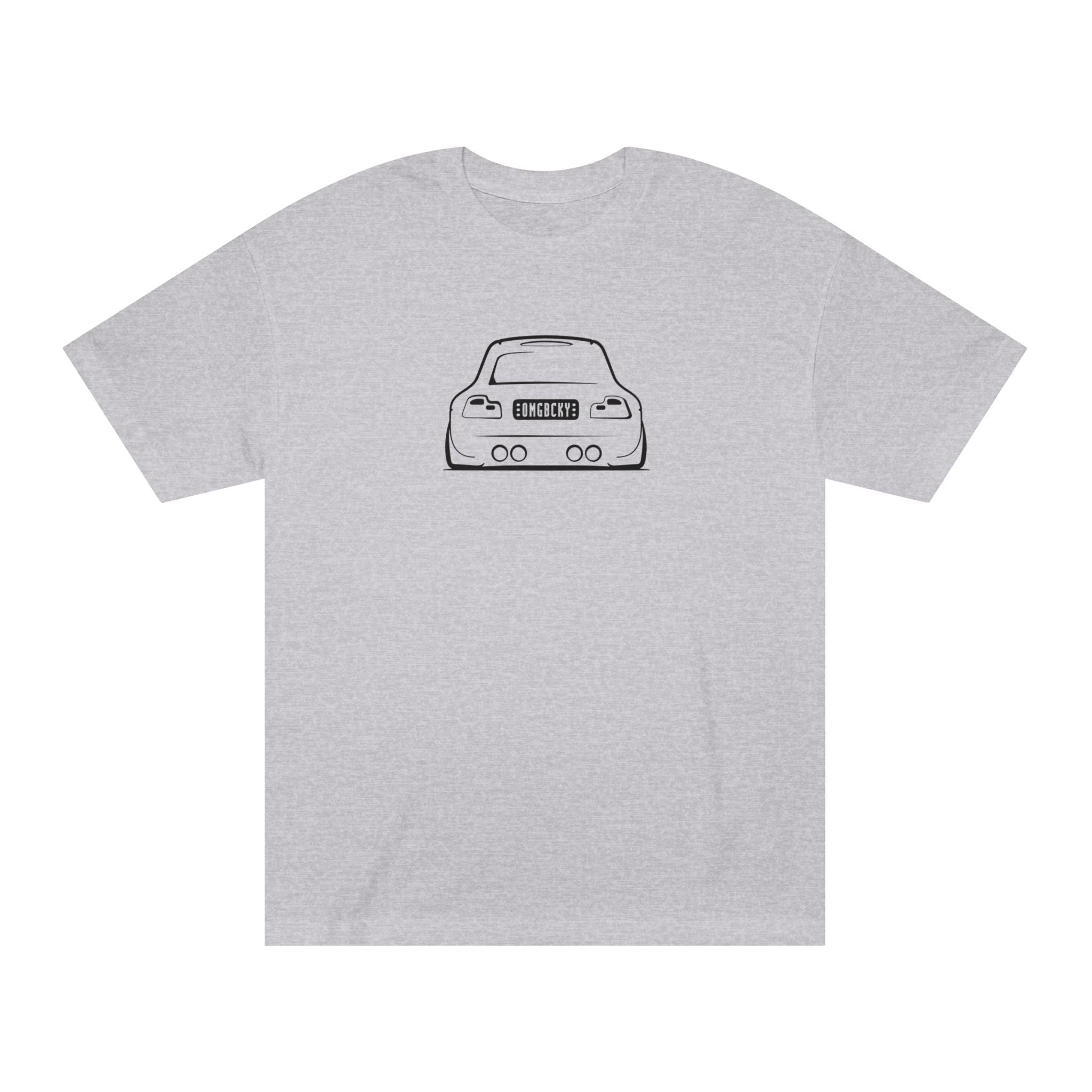 OMGBCKY Black Coupe Silhouette Tee - Unisex American Apparel Classic T-Shirt