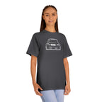 OMGBCKY White Coupe Silhouette Tee - Unisex American Apparel Classic T-Shirt