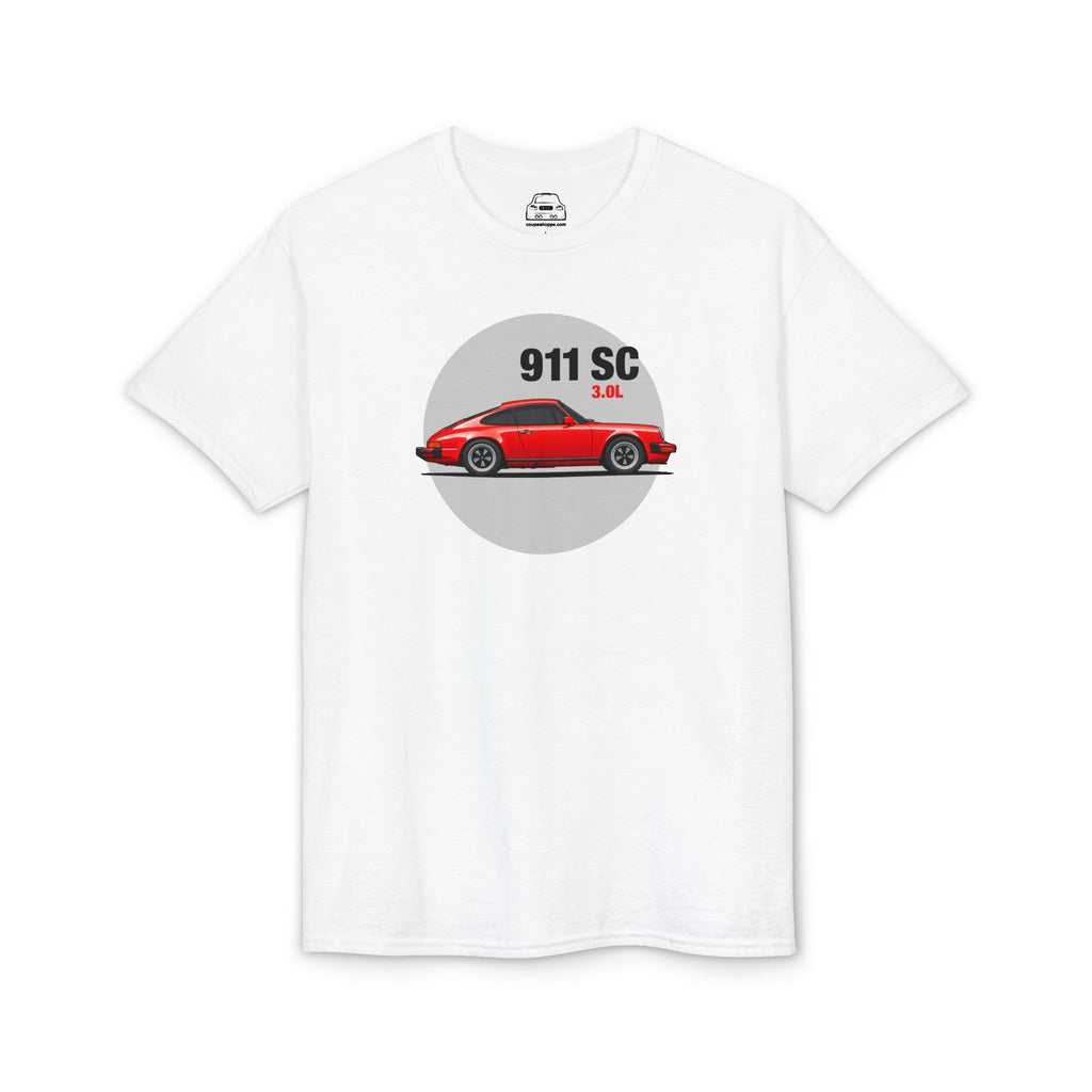 James' Red 911 T-Shirt — Gildan Brand, lightweight DryBlend T-Shirt