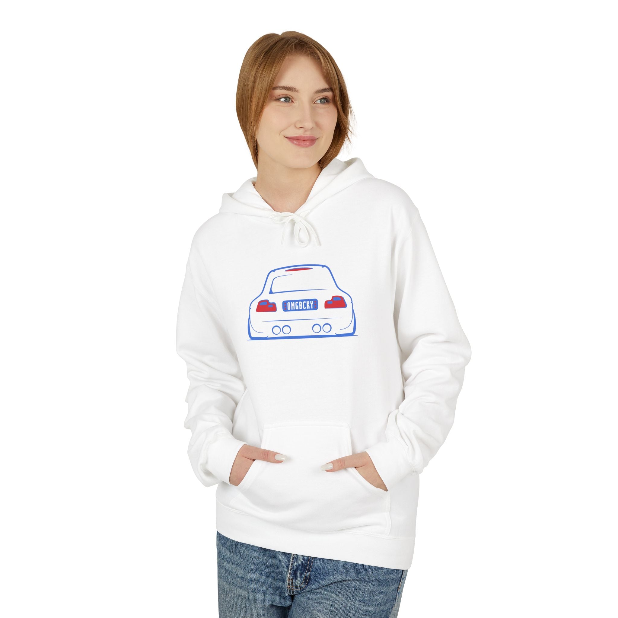 OMGBCKY Coupe Hoodie - Unisex Gildan Classic Softstyle Fleece Drawstring Hoodie