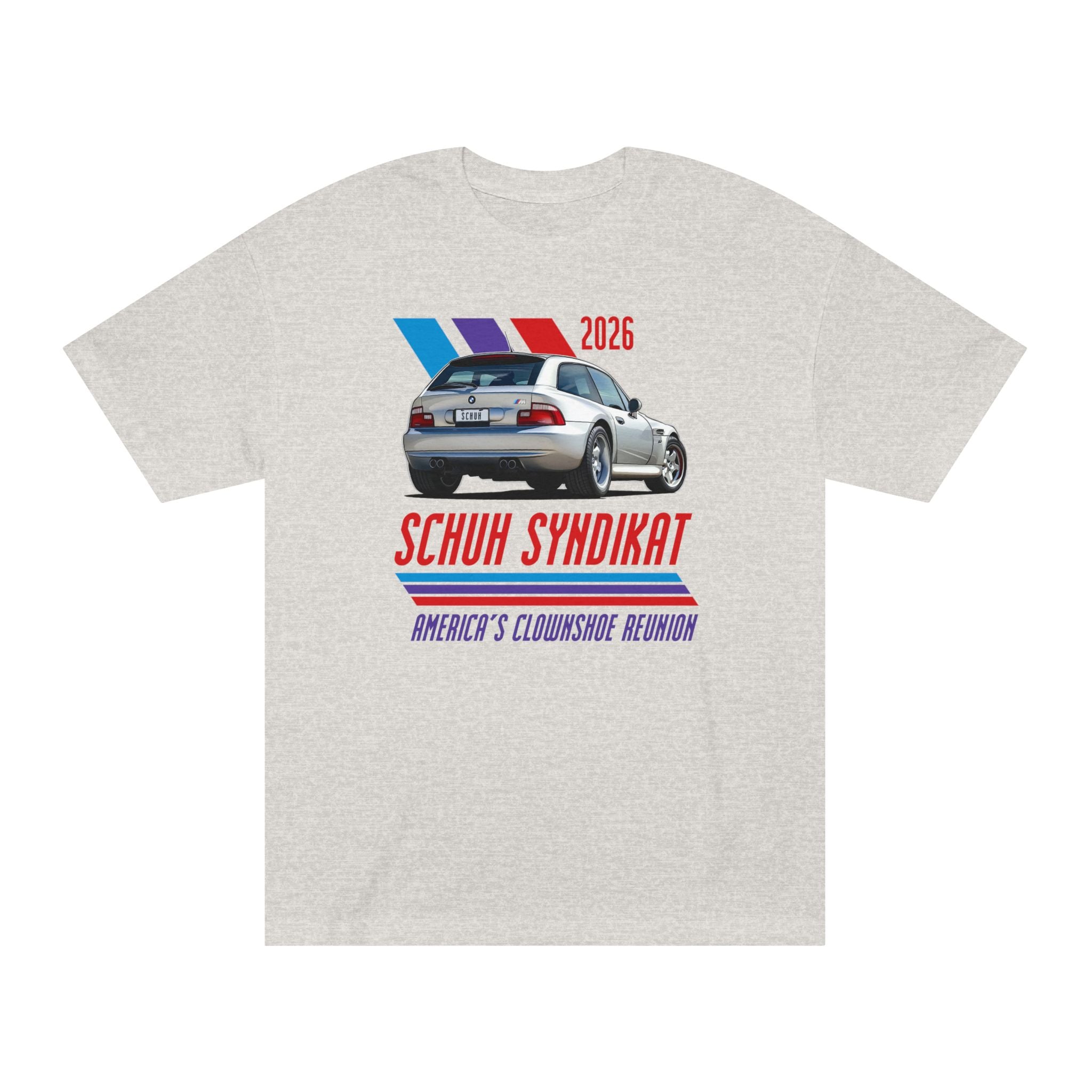 2026 Schuh Syndikat T-Shirt - Silver M Coupe - Unisex American Apparel Classic T-Shirt