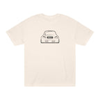 OMGBEKY Black Coupe Silhouette Tee - Unisex American Apparel Classic T-Shirt