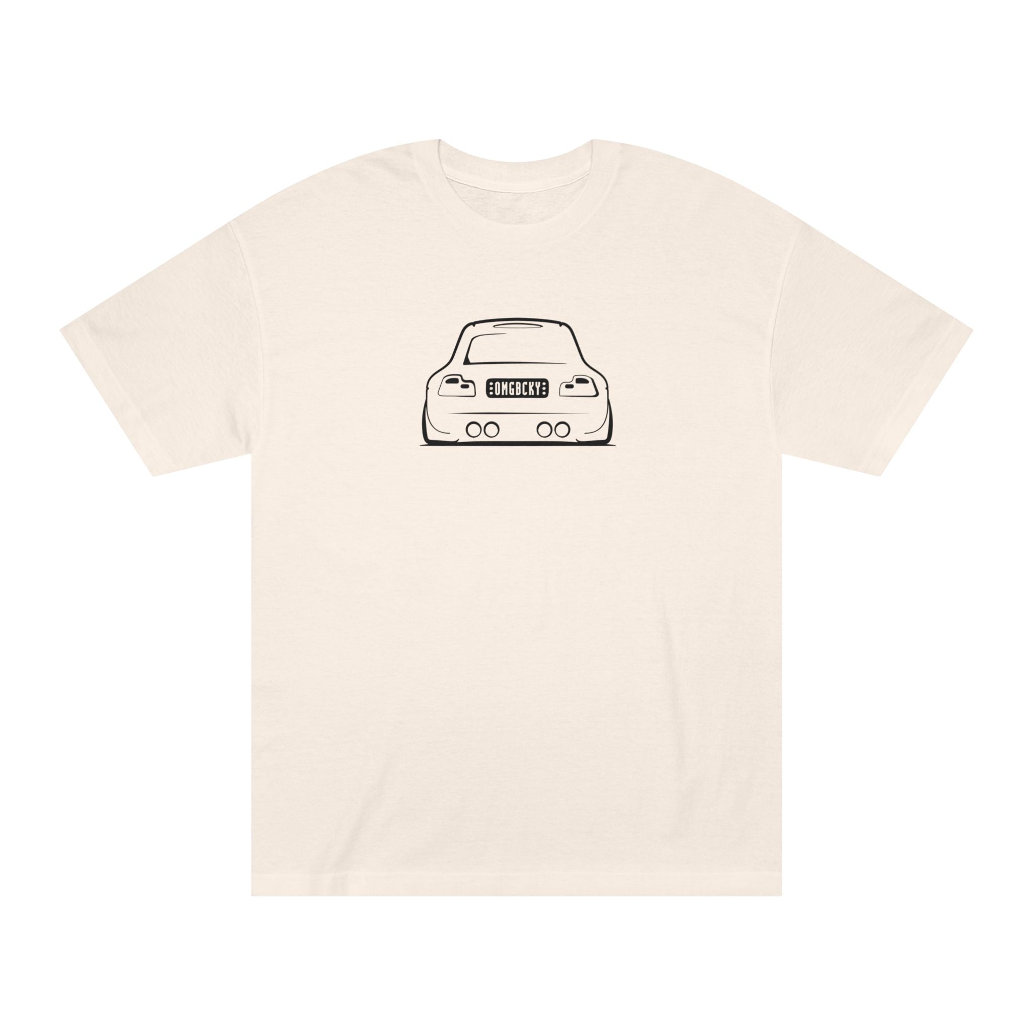 OMGBCKY Black Coupe Silhouette Tee - Unisex American Apparel Classic T-Shirt