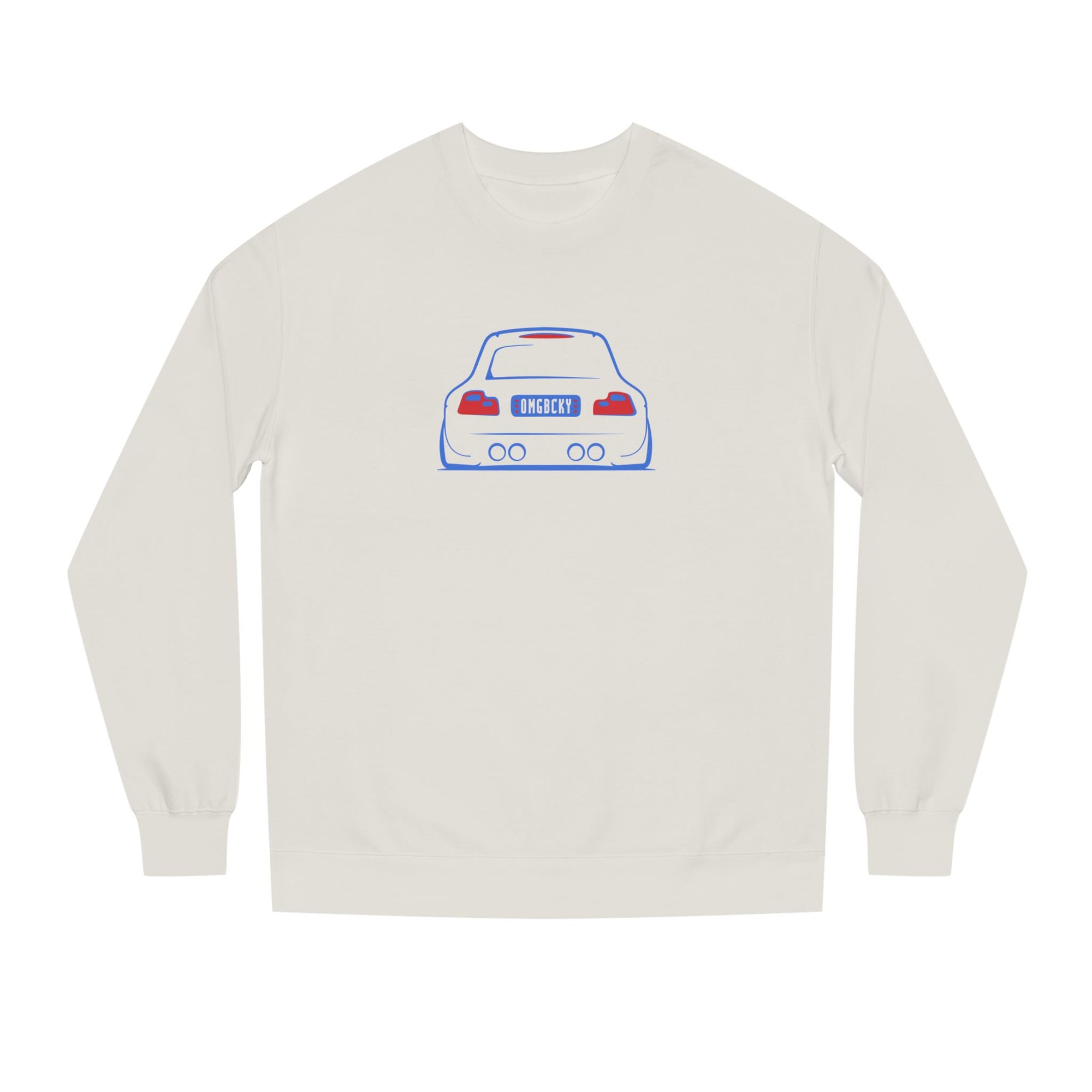 OMGBEKY Coupe Sweatshirt - Unisex Independent Trading Company Crew Neck Fleece Sweatshirt