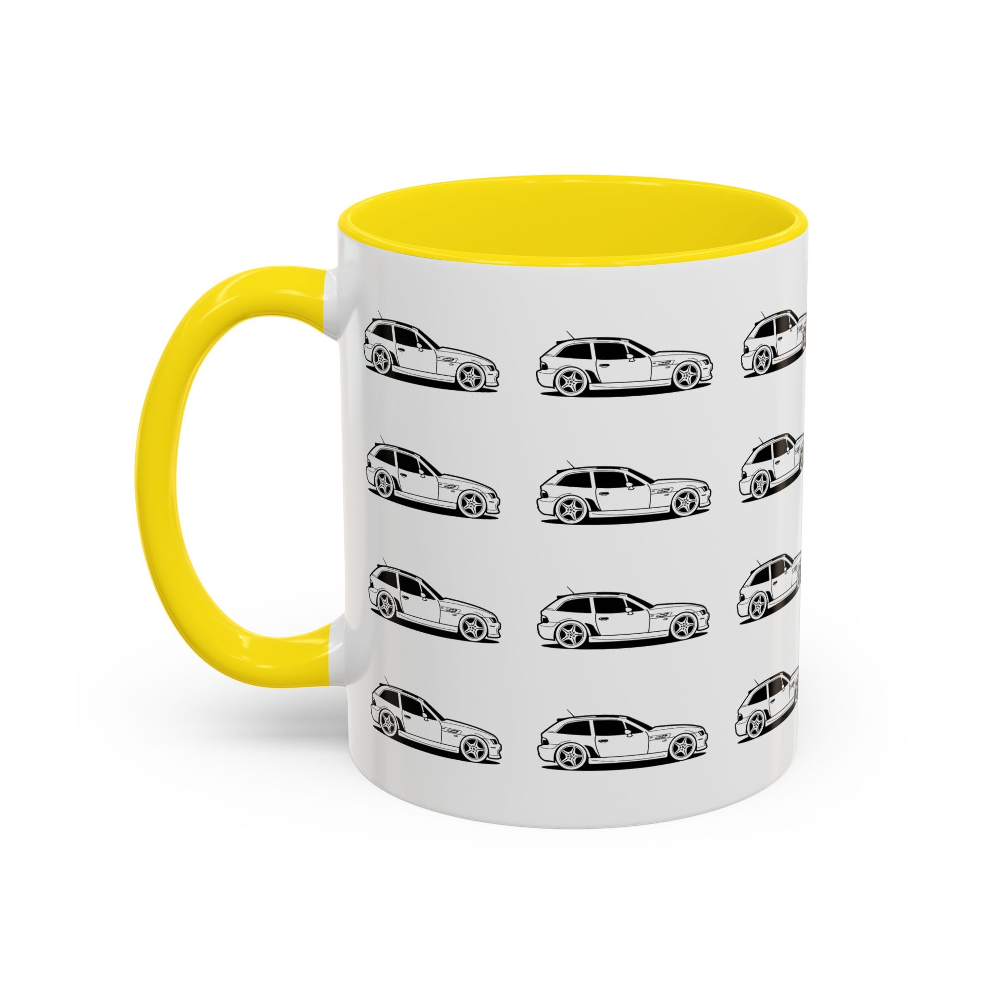 M Coupe Coffee Mug, Unique Gift for Friends, Custom Drinkware, Celebration Keepsake, Party Favor