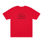 OMGBEKY Black Coupe Silhouette Tee - Unisex American Apparel Classic T-Shirt