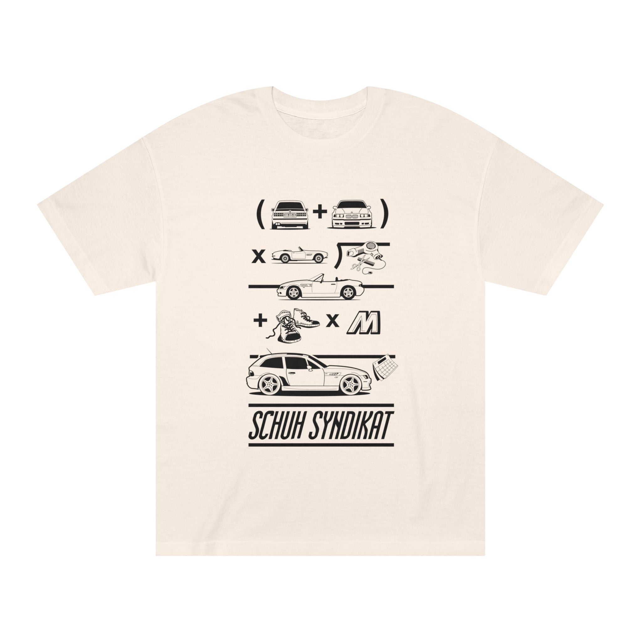 Schuh Syndikat, Clownshoe Math Tee - Unisex American Apparel Classic T-Shirt