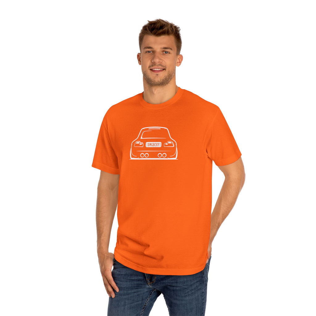 OMGBCKY White Coupe Silhouette Tee - Unisex American Apparel Classic T-Shirt