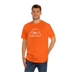 OMGBCKY White Coupe Silhouette Tee - Unisex American Apparel Classic T-Shirt