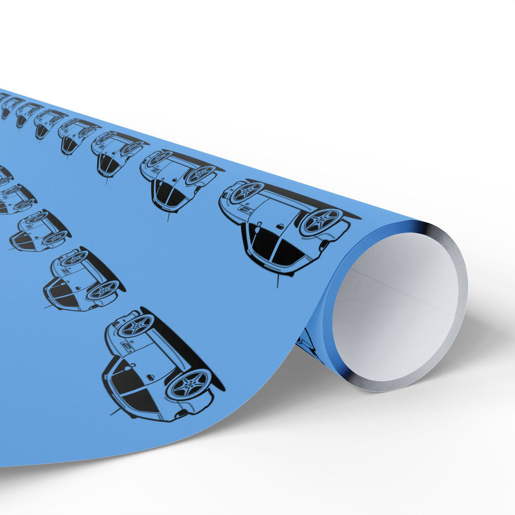M Coupe Wrapping Paper | Blue | Three Sizes | Glossy or Matte
