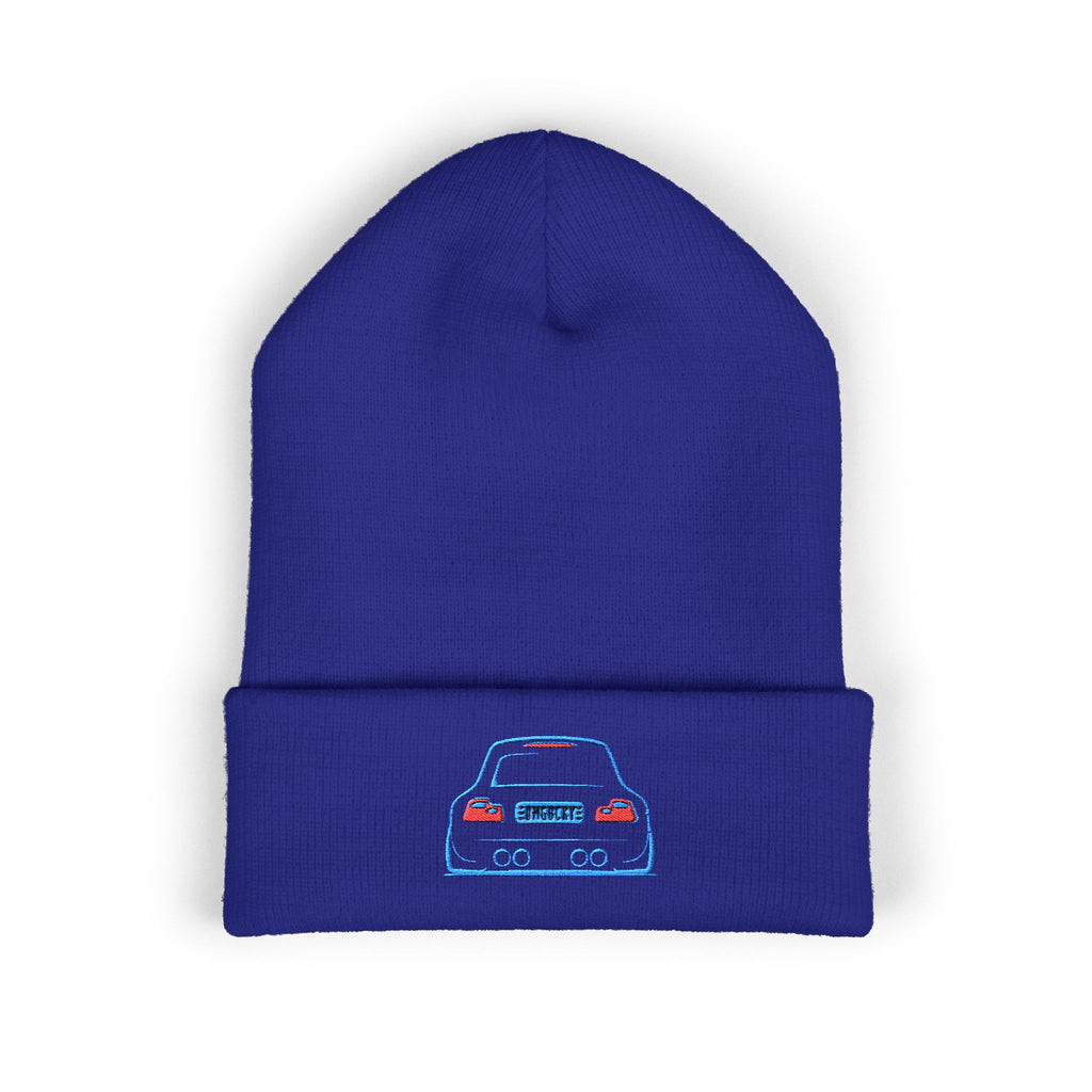 OMGBEKY Coupe Beanie - with Embroidered Car Design