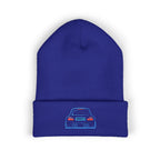 OMGBEKY Coupe Beanie - with Embroidered Car Design