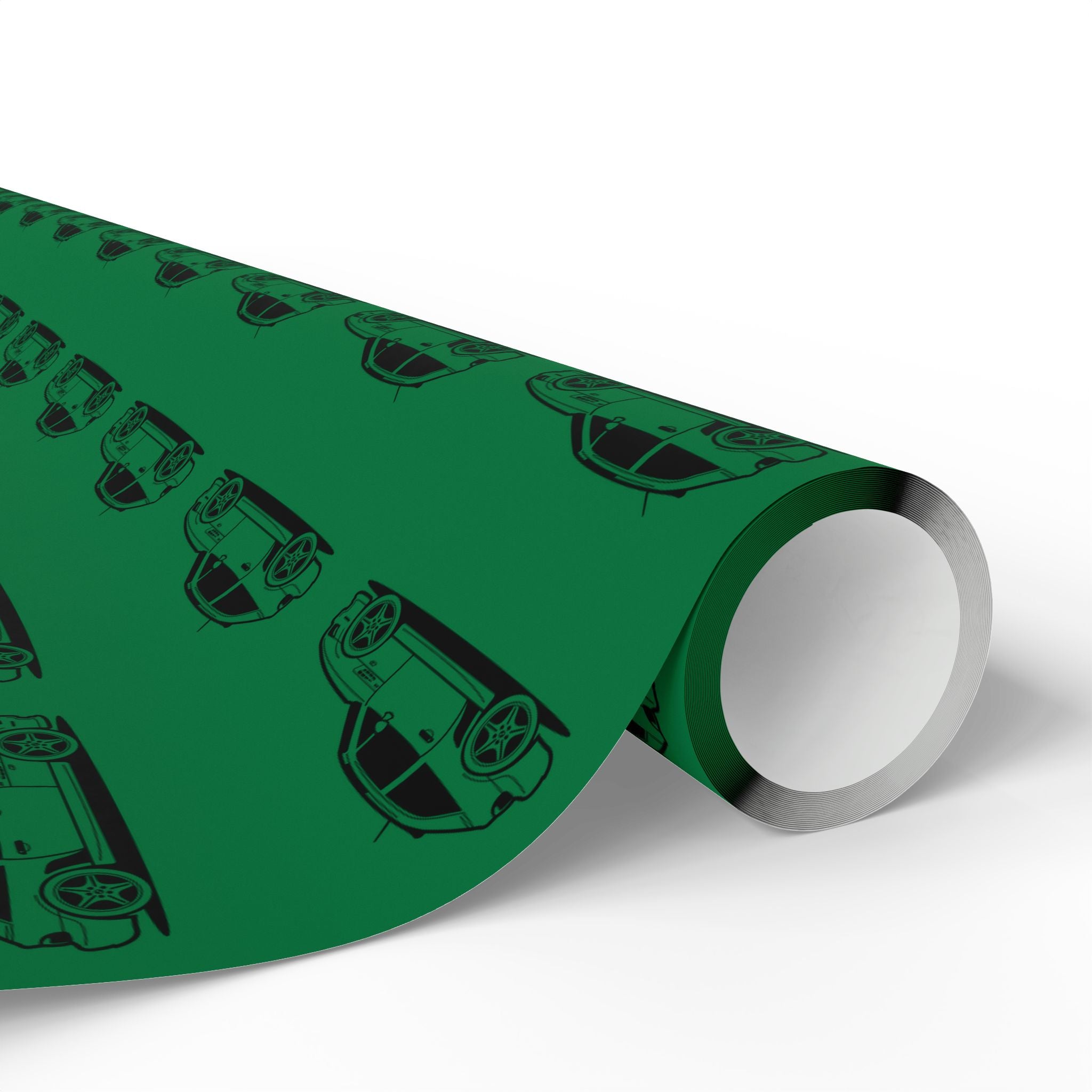 M Coupe Wrapping Paper | Green | Three Sizes | Glossy or Matte