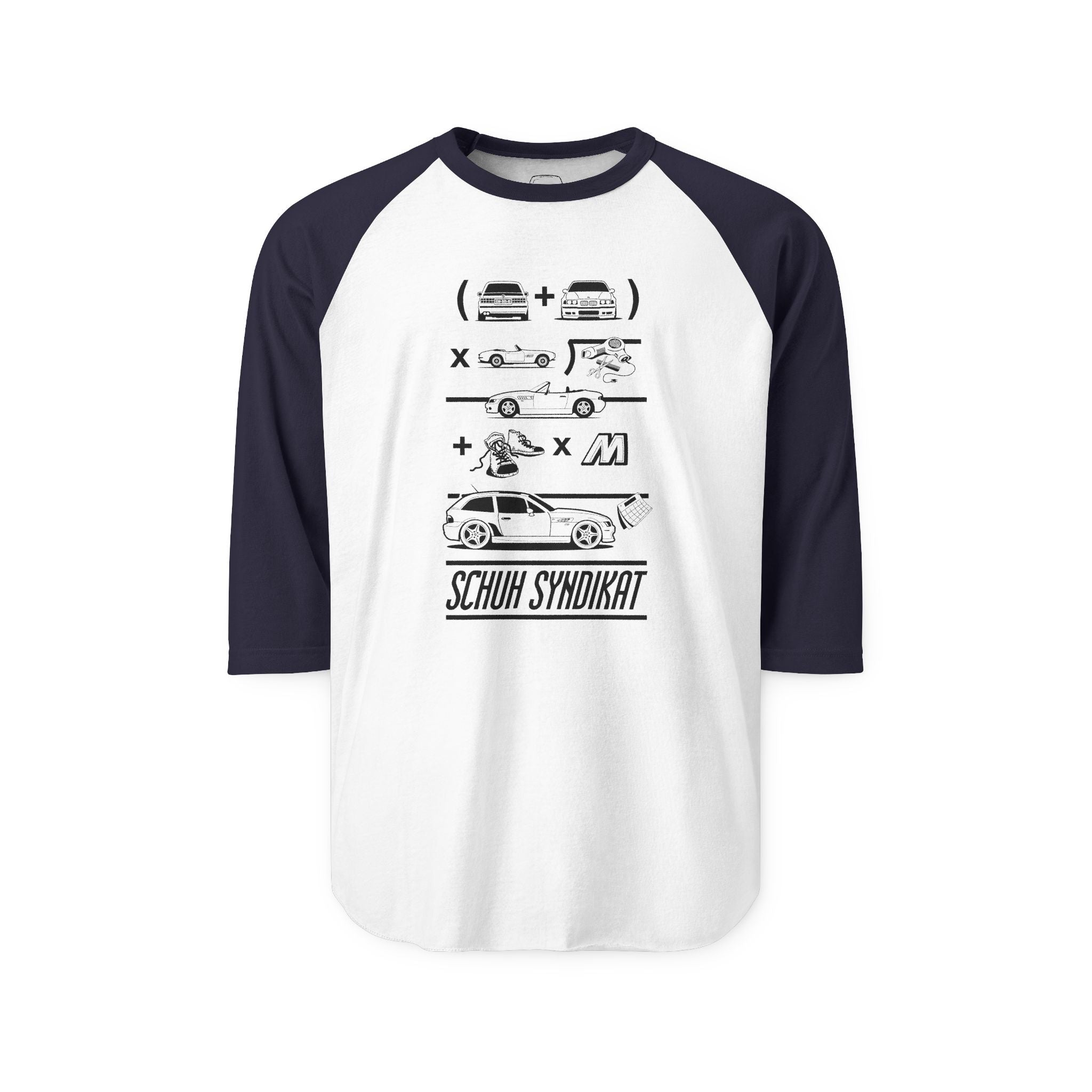 Schuh Syndikat - Clownshoe Math - Baseball Raglan Shirt