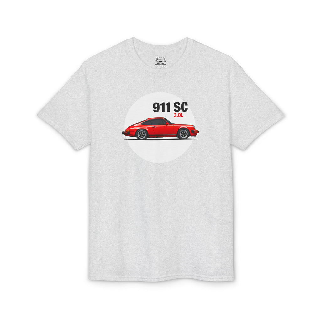 James' Red 911 T-Shirt — Gildan Brand, lightweight DryBlend T-Shirt