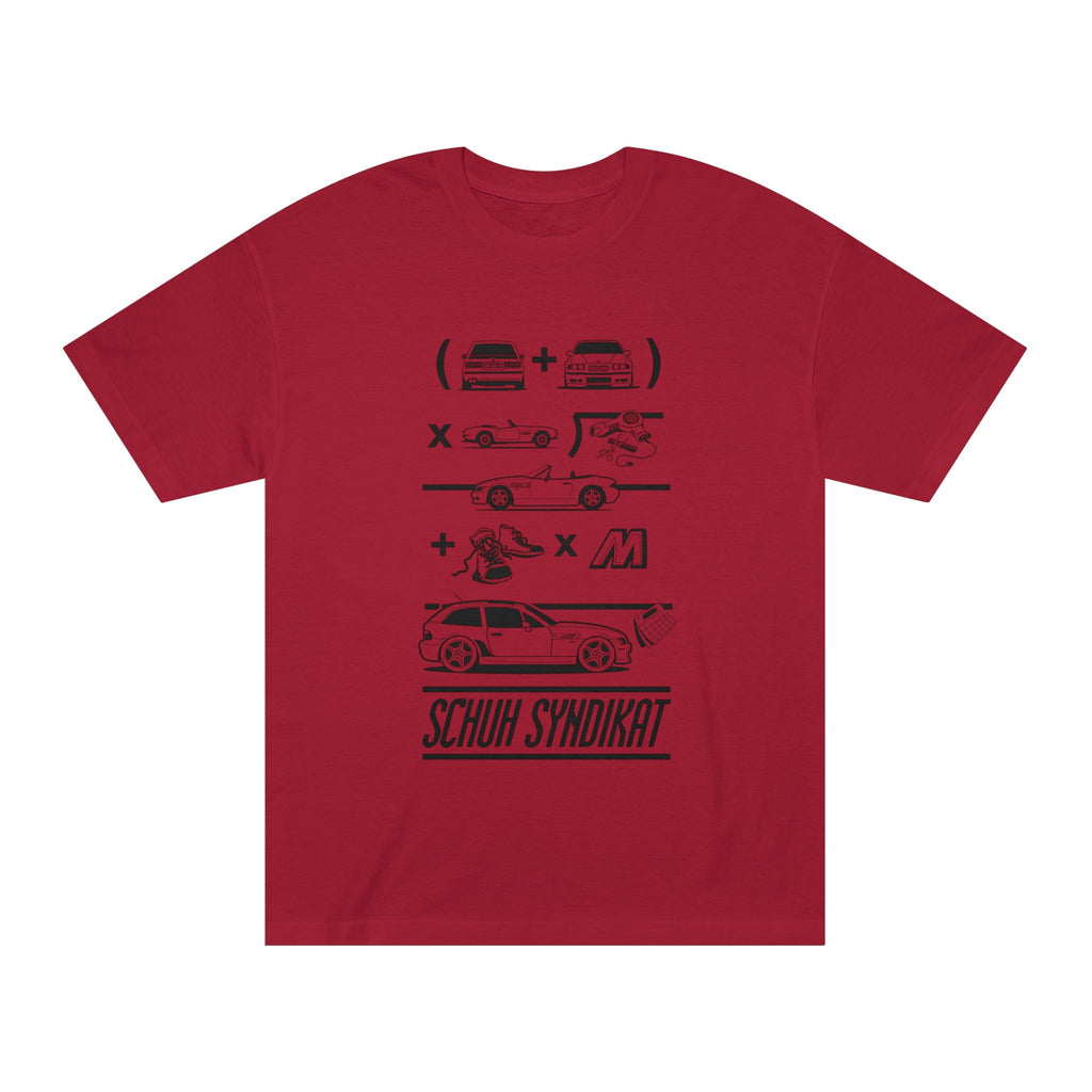 Schuh Syndikat, Clownshoe Math Tee - Unisex American Apparel Classic T-Shirt