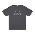 OMGBCKY White Coupe Silhouette Tee - Unisex American Apparel Classic T-Shirt