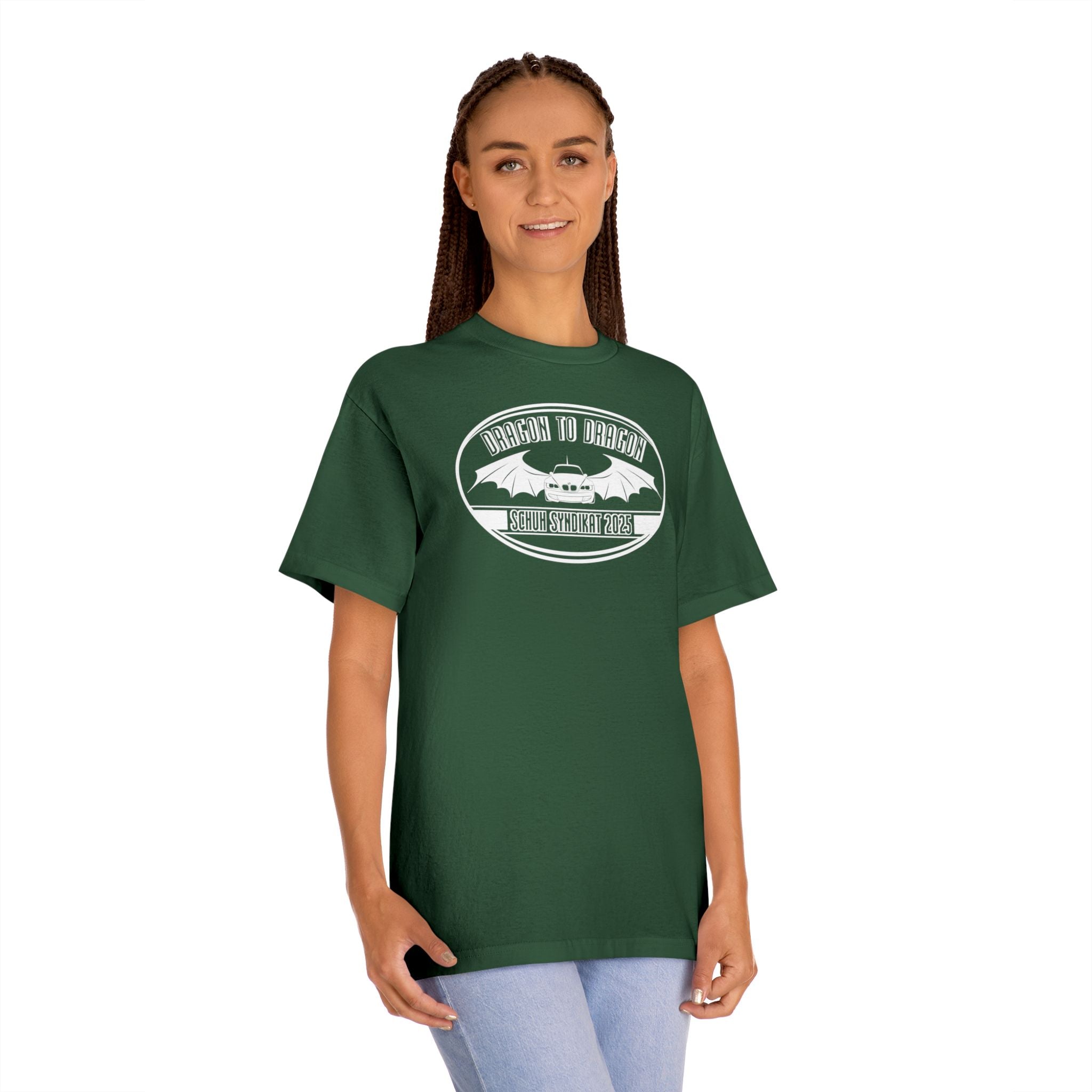 Schuh Syndikat Dragon to Dragon 2025 Tee - Unisex American Apparel Classic T-Shirt