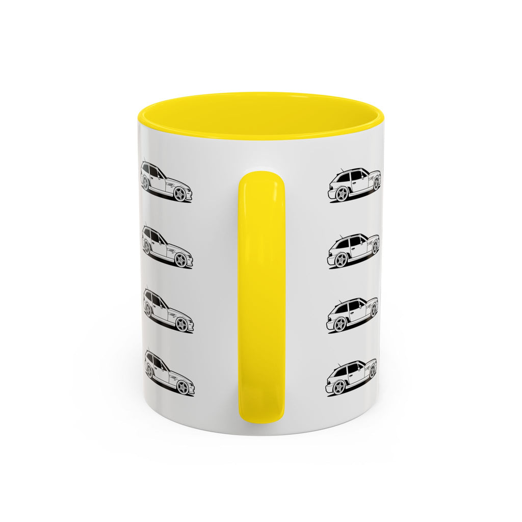 M Coupe Coffee Mug, Unique Gift for Friends, Custom Drinkware, Celebration Keepsake, Party Favor